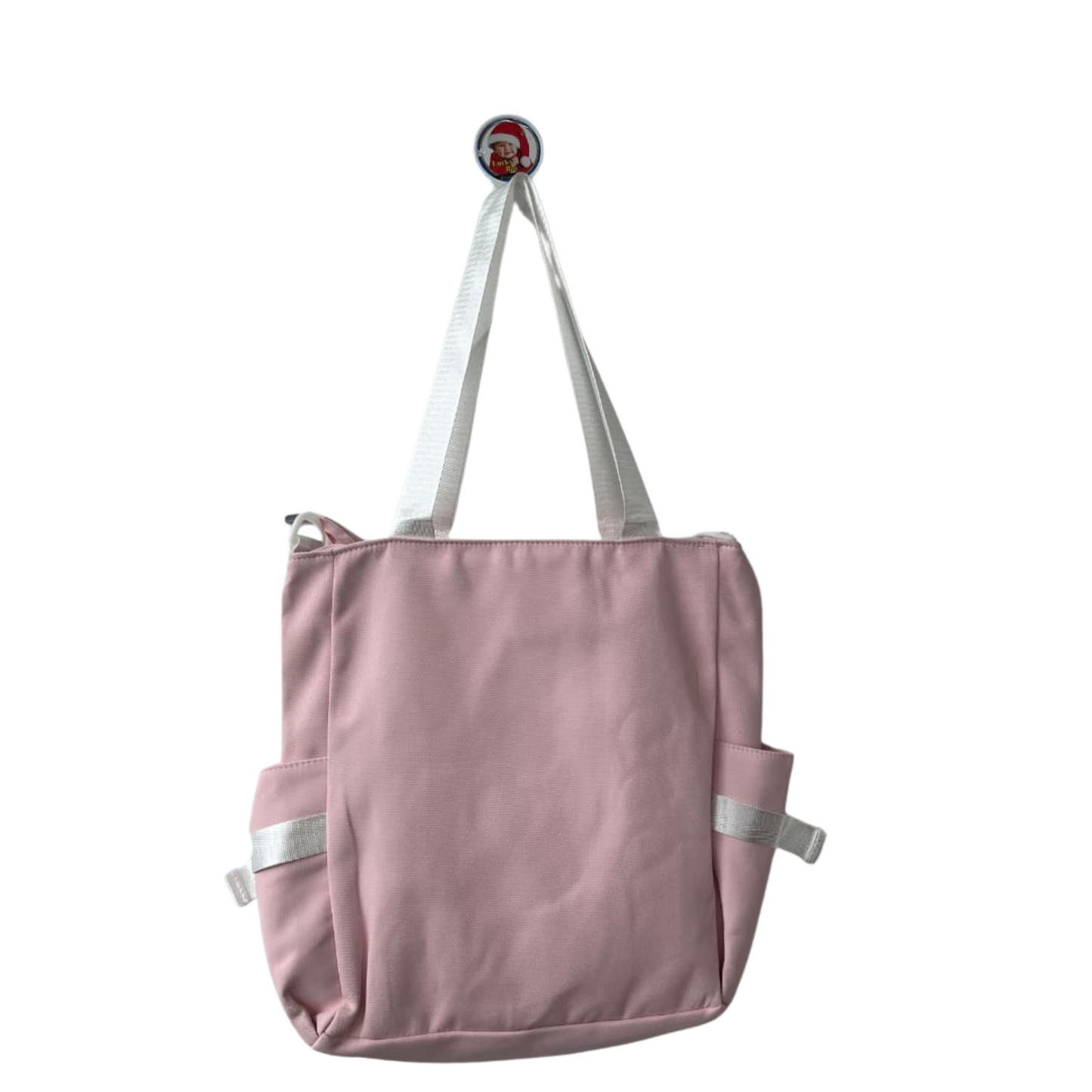 Pink KEMITU Canvas Tote Bag