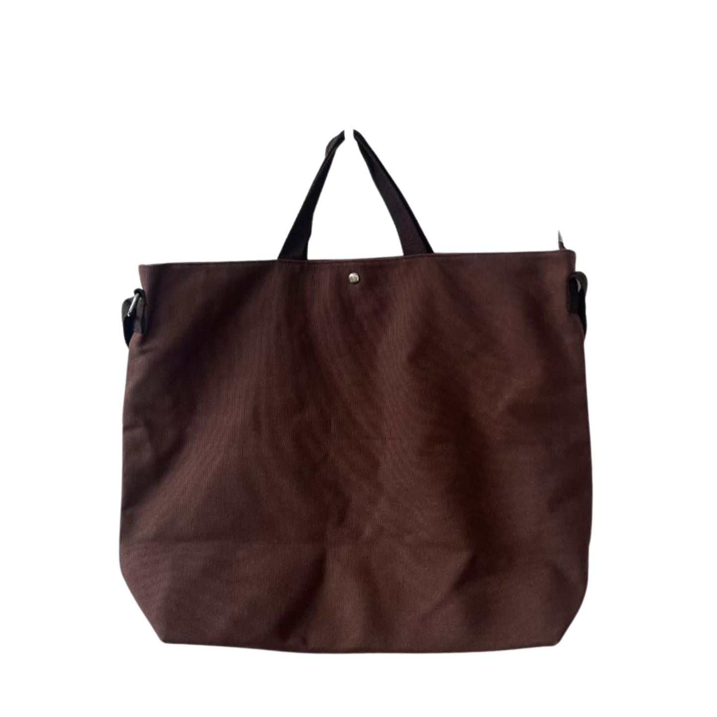 Large Brown Canvas Tote Bag