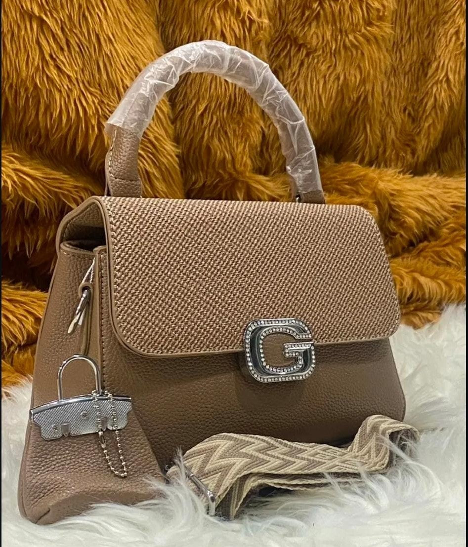 Elegant Handbag with Rhinestone