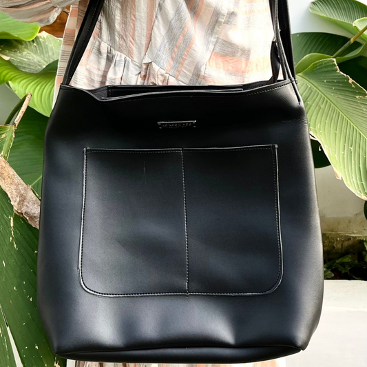 Shoulder Bag with Front Pocket