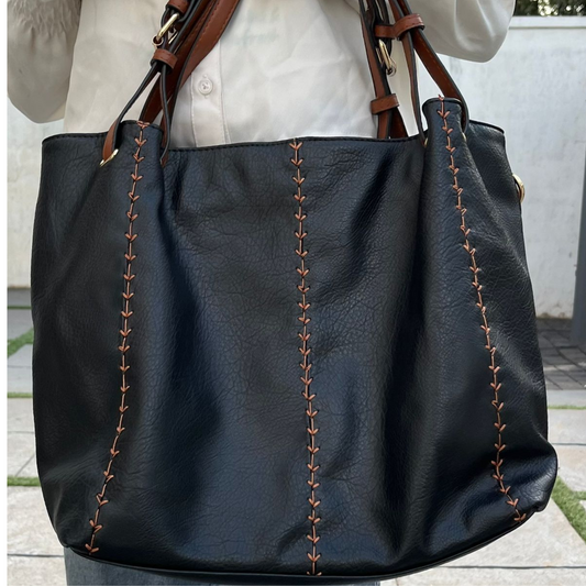 Premium High Quality  Leather  Black Bag