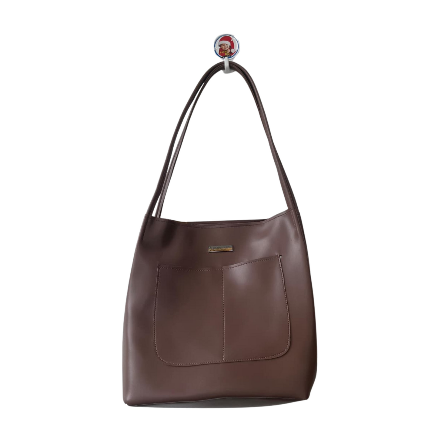 Shoulder Bag with Front Pocket