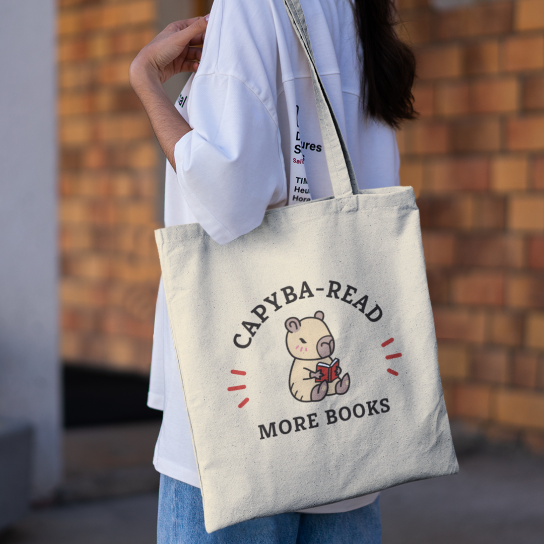Capyba Read More Books Tote