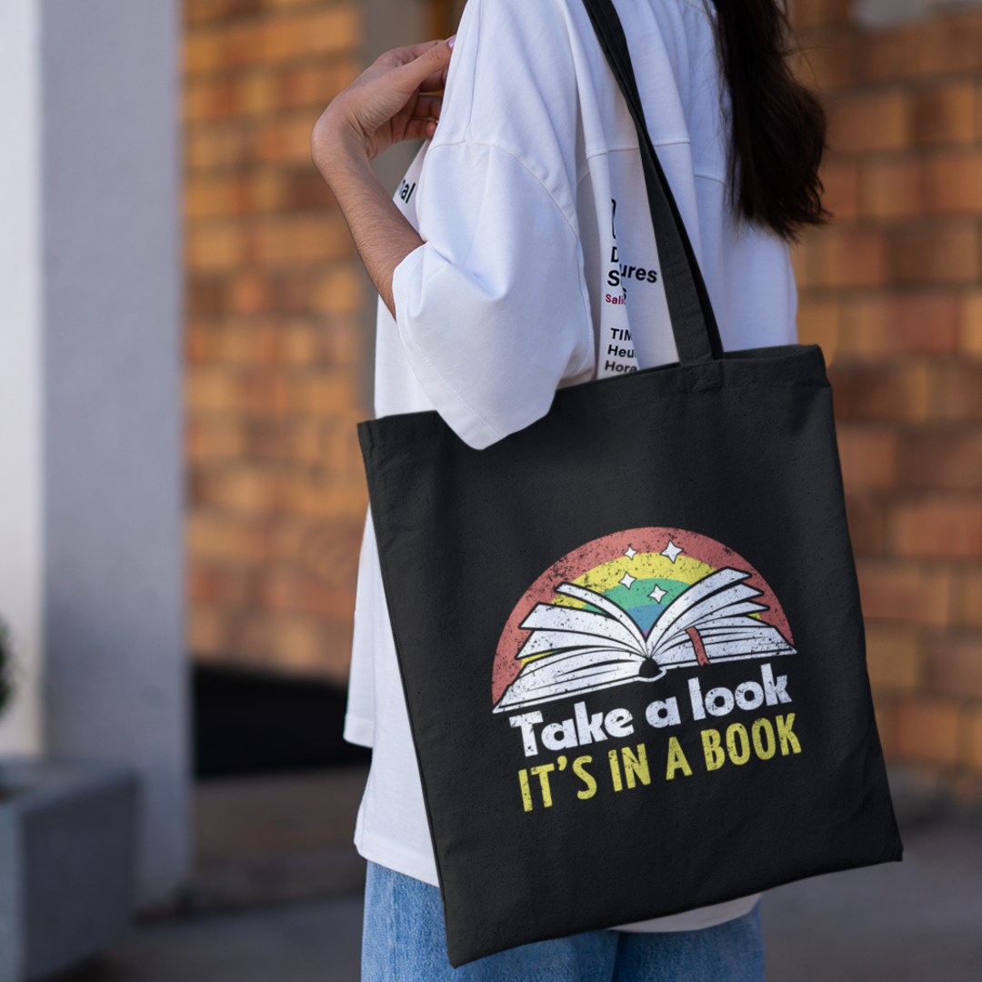 Take a Look It's in a Book Tote